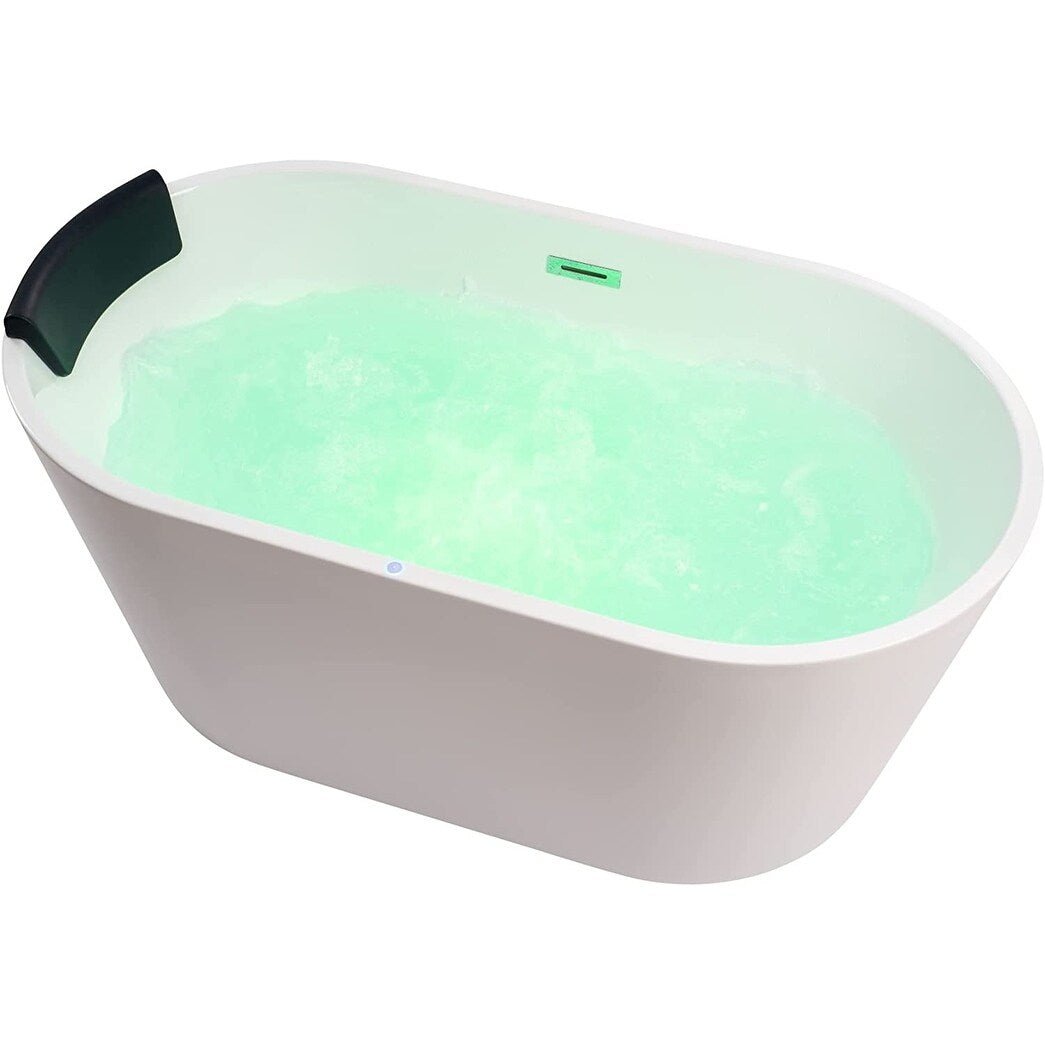 54" Acrylic Freestanding Soaking Bathtub